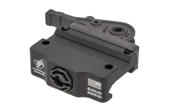 American Defense Trijicon MRO mount features a low height